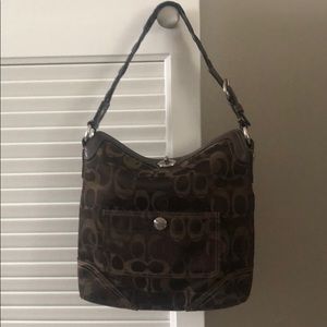 Chelsea Signature Optic Turnlock Hobo Bag